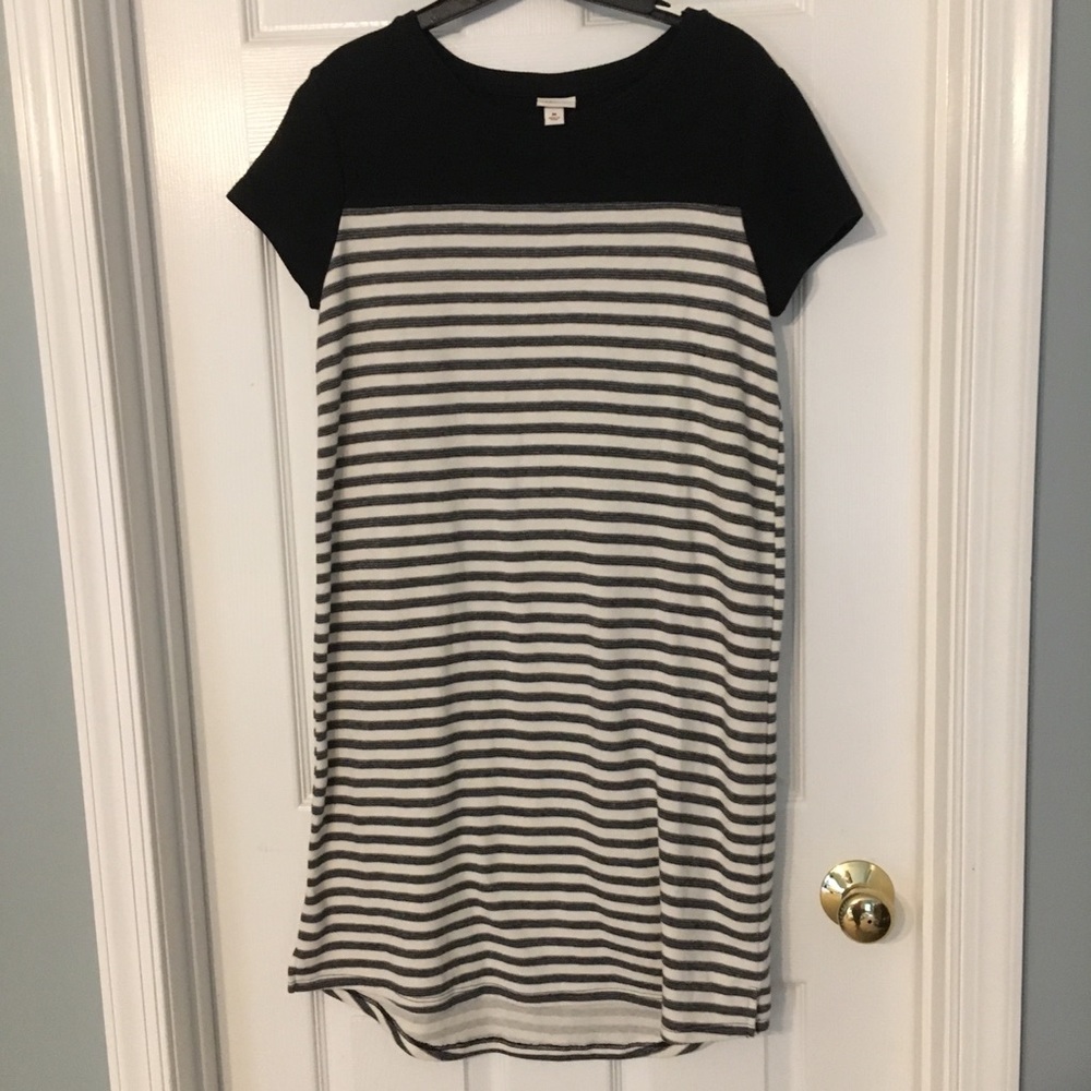 Striped T-shirt dress